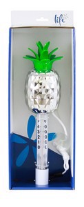 Pineapple Chrome Thermometer